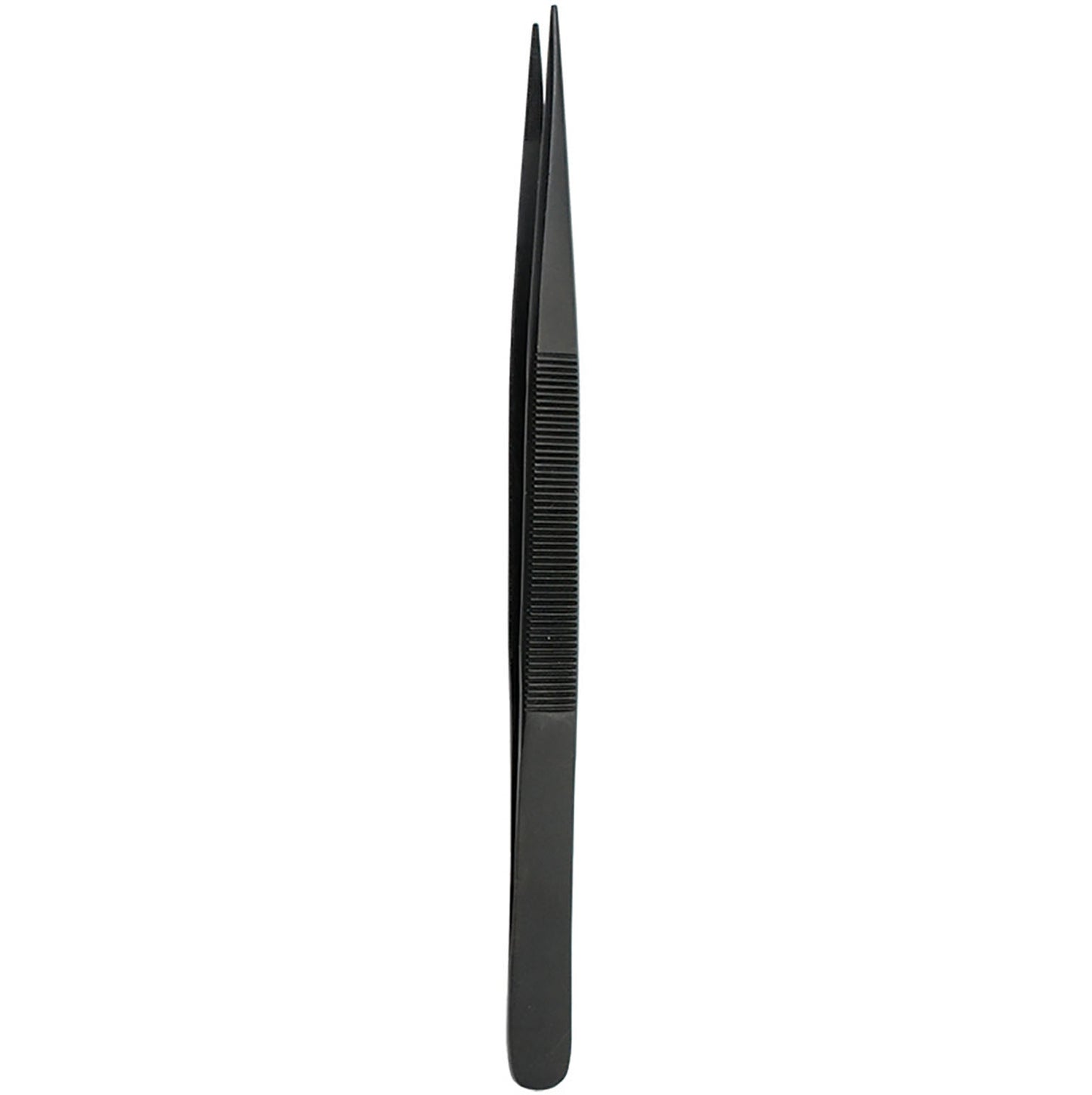 Jeweler's Basics® - Diamond Tweezer, Fine Points Black (Economy) 6.25”