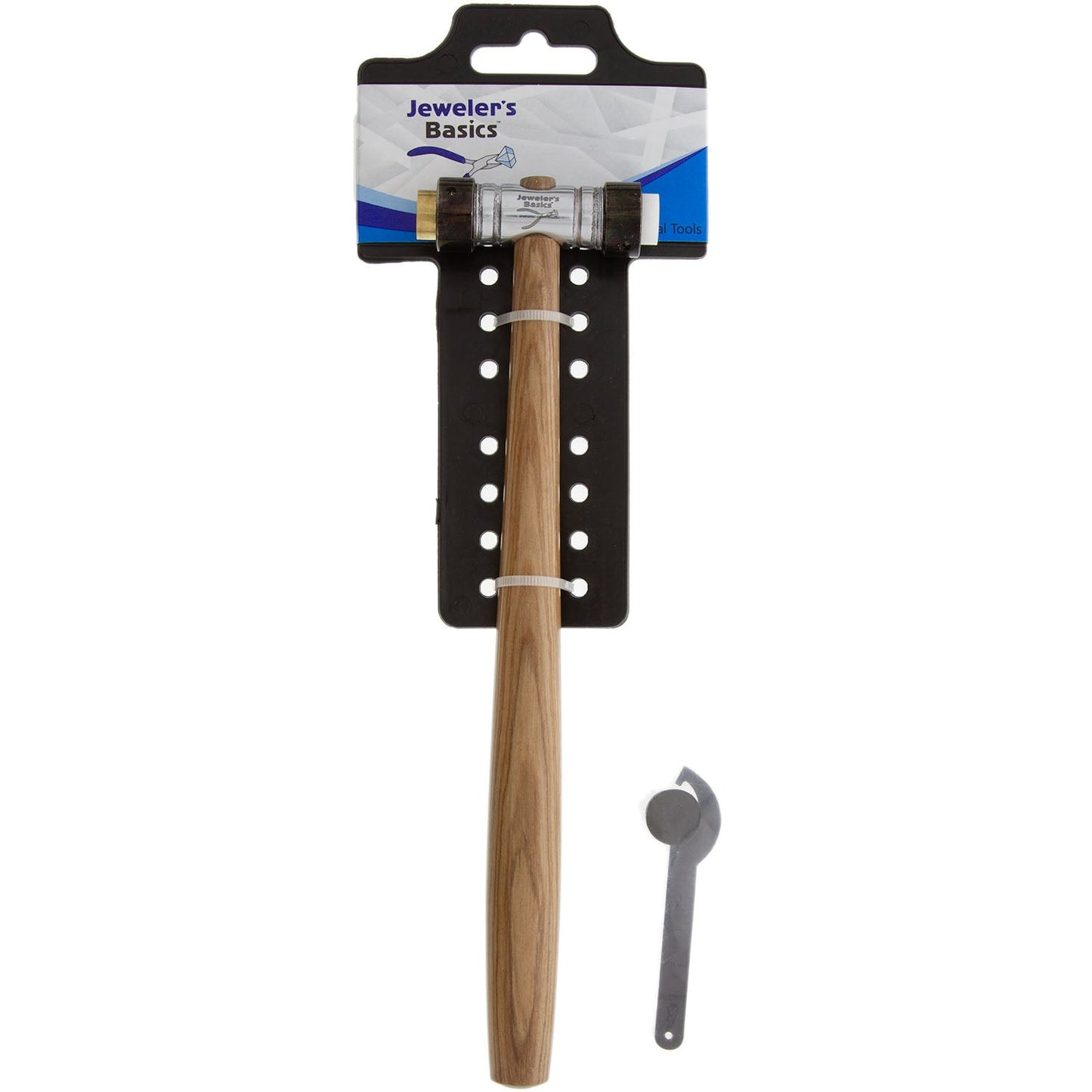 Jeweler's Basics® - Hammer, 9" with .5" Brass & Nylon Faces