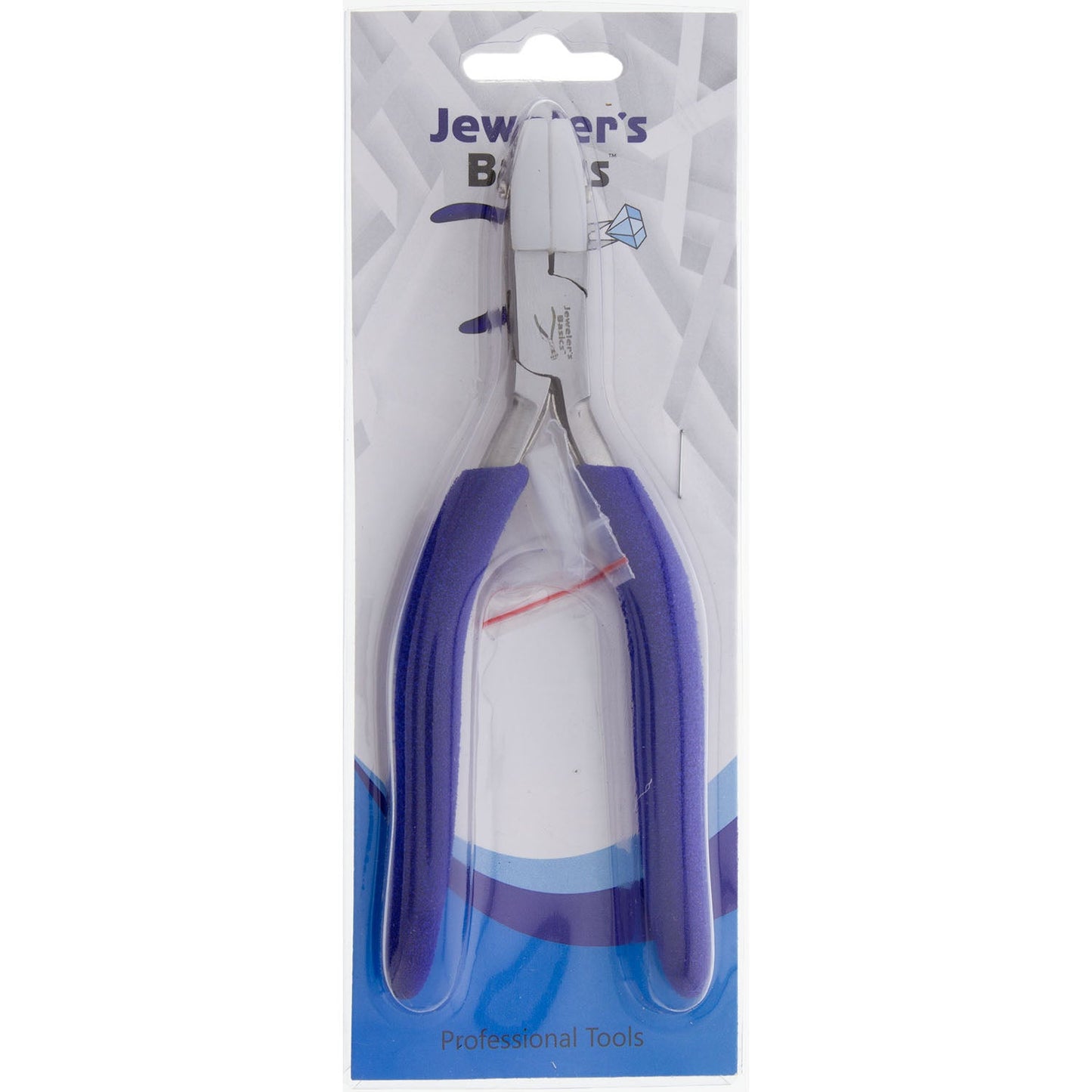 Jeweler's Basics® - Pliers, Nylon Jaw, Flat Nose Long Cushion Grip Handle