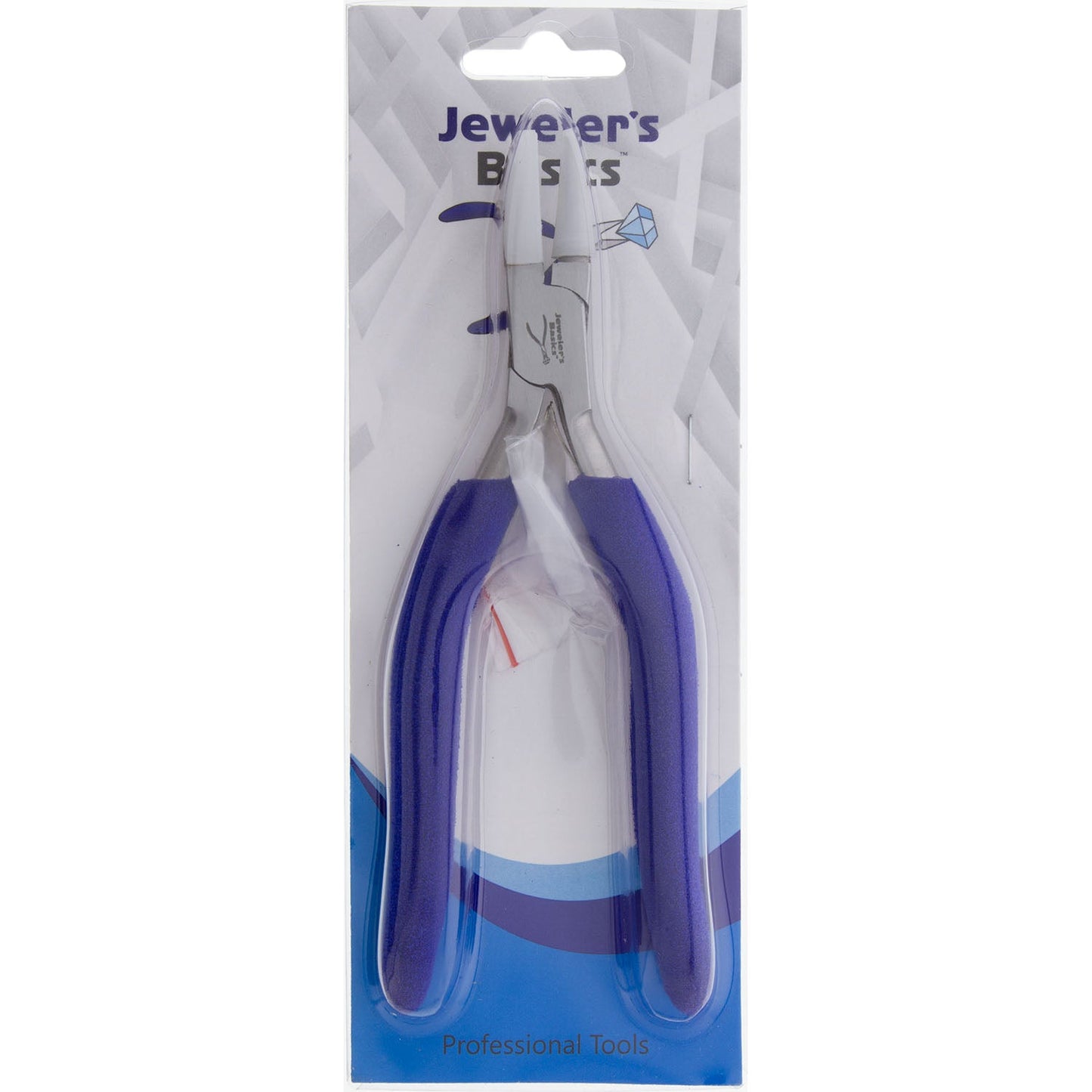 Jeweler's Basics® - Pliers, Nylon Jaw, Flat/Round Nose Long Cushion Grip Handle