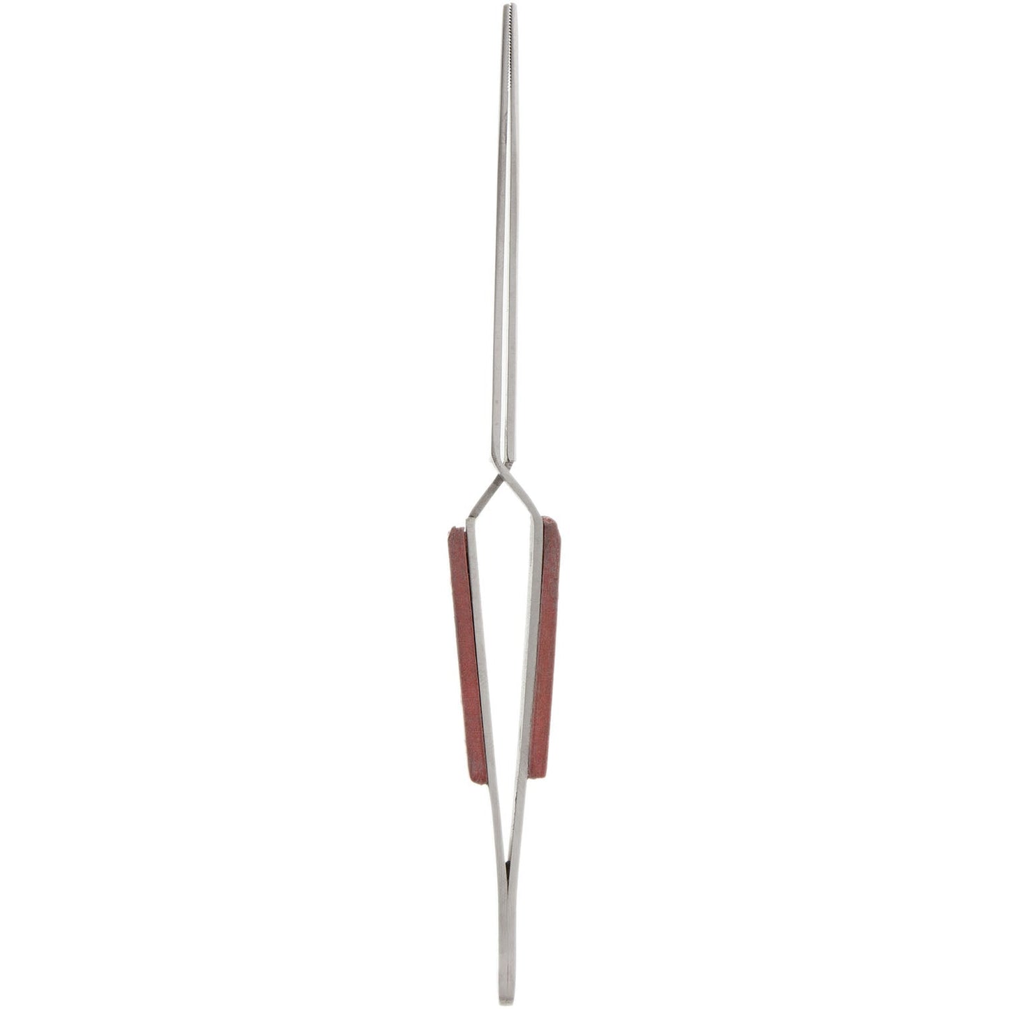 Jeweler's Basics® - Tweezers, Cross Lock Straight With Fiber Grips - 6.5"