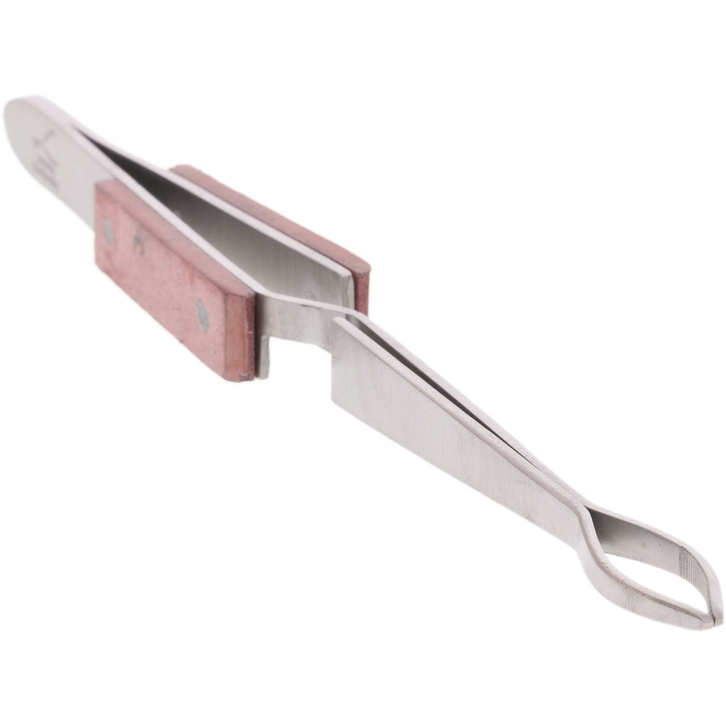 Jeweler's Basics® - Tweezers, Cross Lock Straight With Small Round Mouth - 6.5"