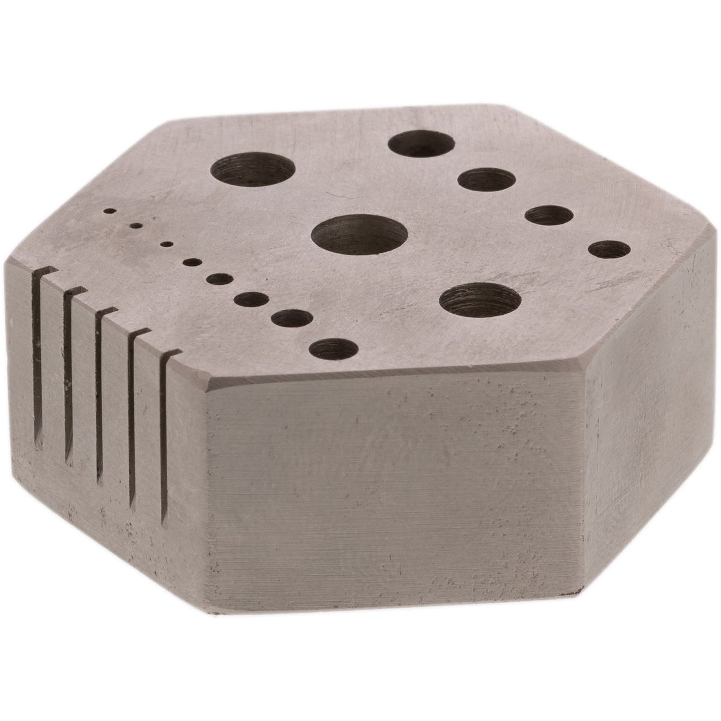 Jeweler's Basics® - Hexagonal Anvil, 15 Holes,  1.75" x .75"