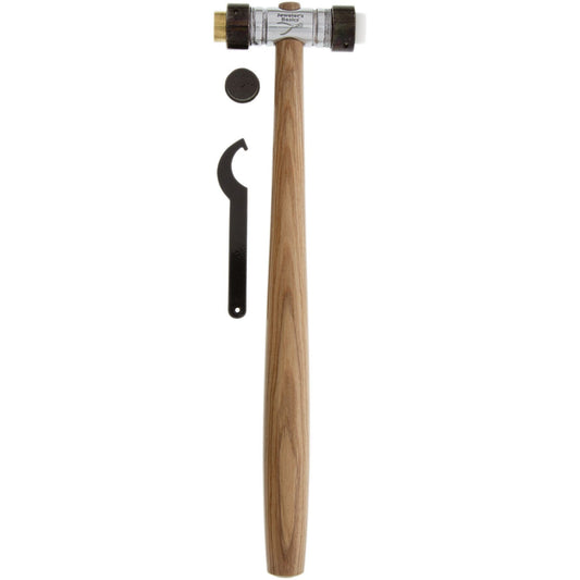 Jeweler's Basics® - Hammer, 9" with .5" Brass & Nylon Faces