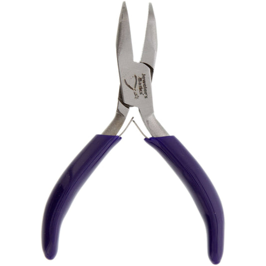 Jeweler's Basics® - Bent Chain Nose Pliers, Mini 3”