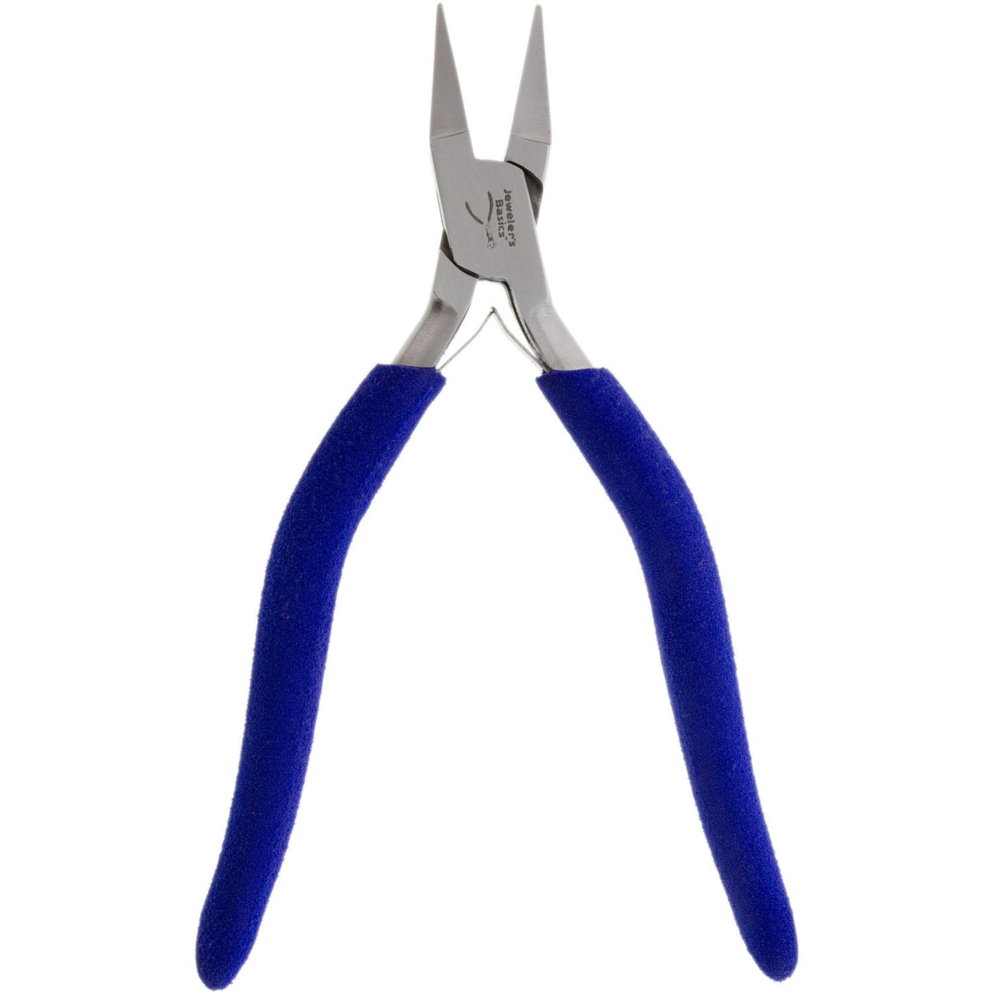 Jeweler's Basics® - Pliers, Flat Nose 2mm Jaws, Long Cushion Grip Handle