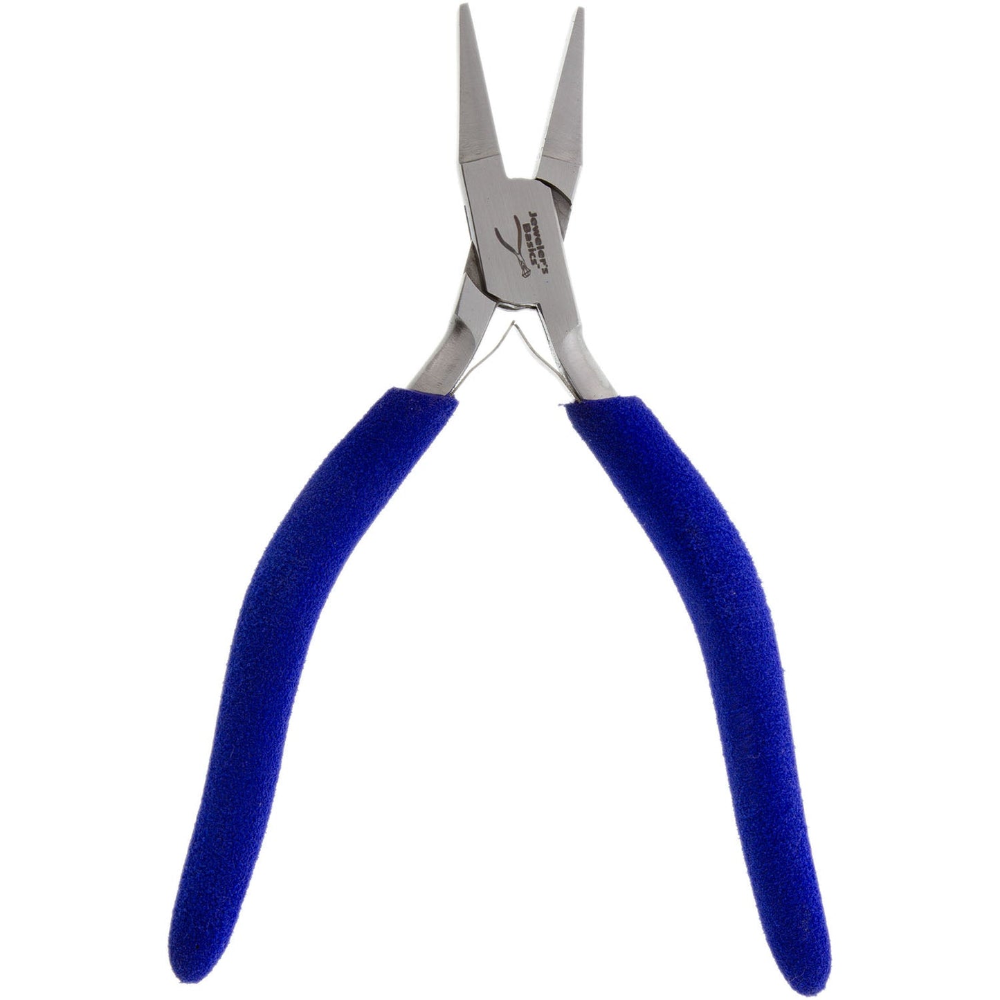 Jeweler's Basics® - Pliers, Flat Nose 6mm Jaws, Long Cushion Grip Handle