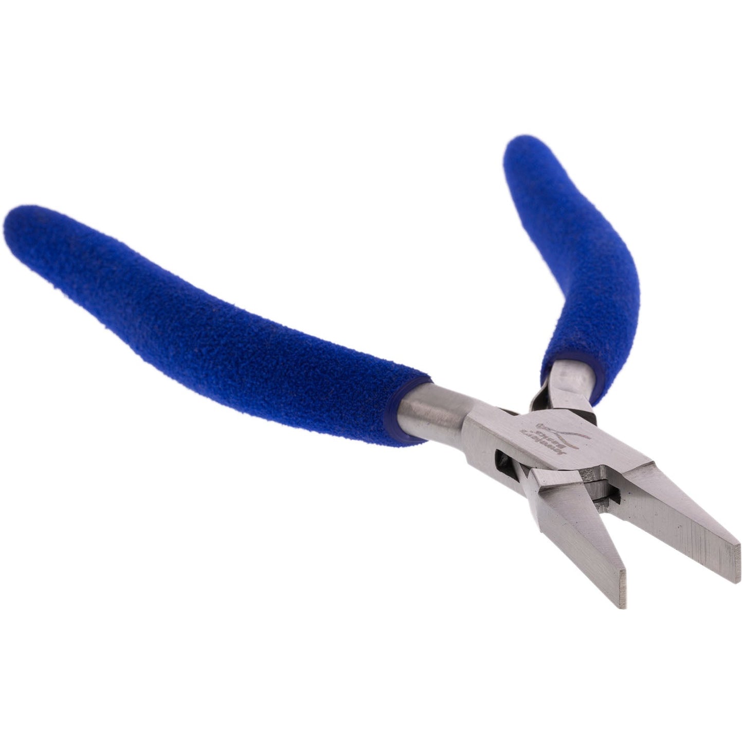 Jeweler's Basics® - Pliers, Flat Nose 6mm Jaws, Long Cushion Grip Handle