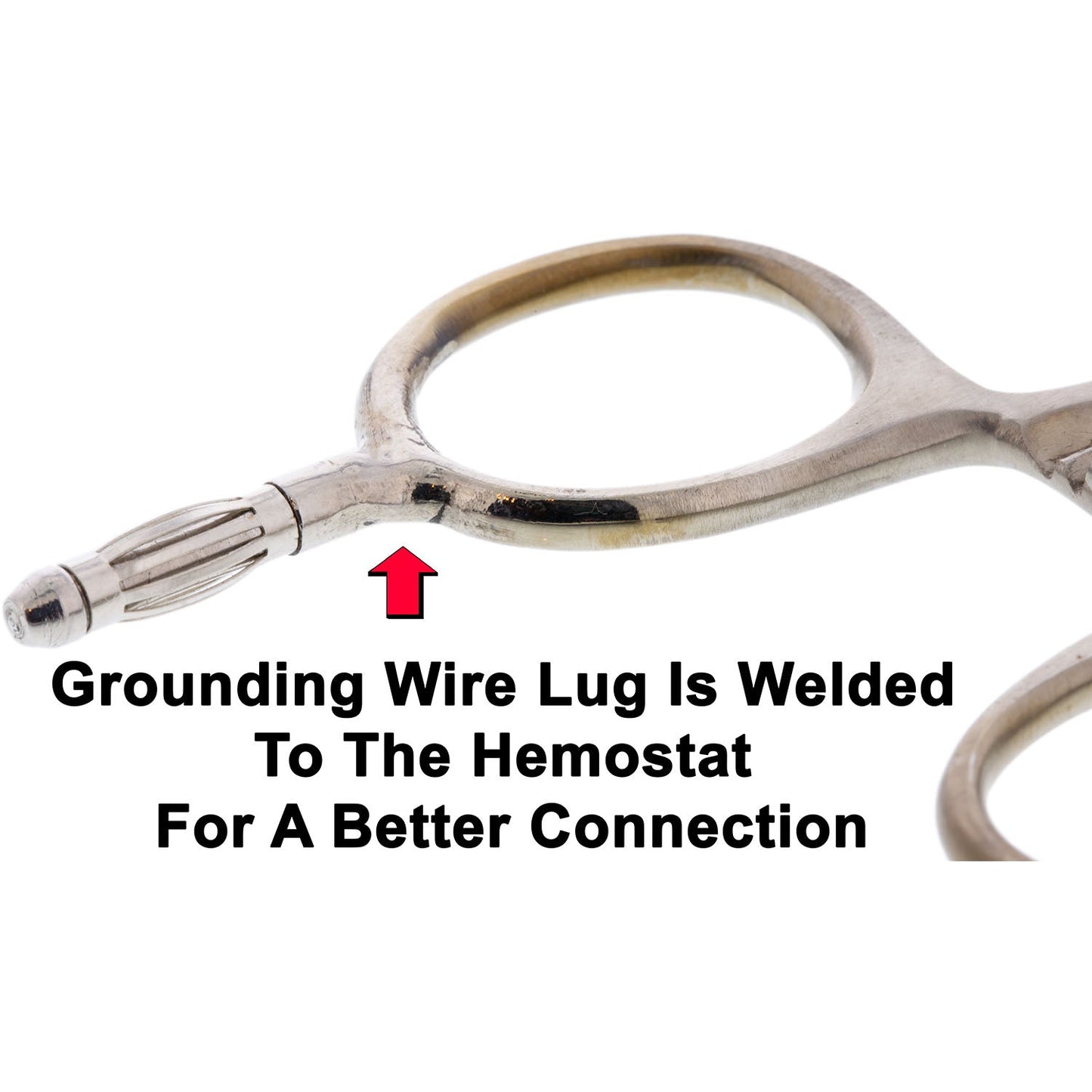 Jeweler's Basics® - Grounded Hemostats for Permanent Jewelry & Micro Welding 6.25"-160mm