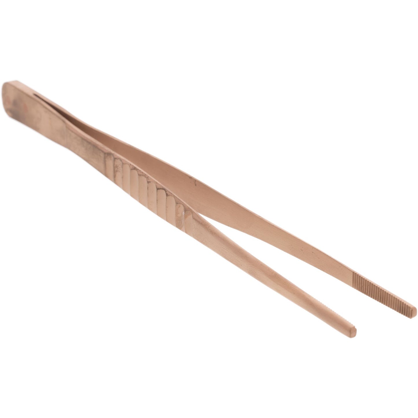 Jeweler's Basics® - Tweezers, Copper Tong Straight With Serrated Jaws - 9”