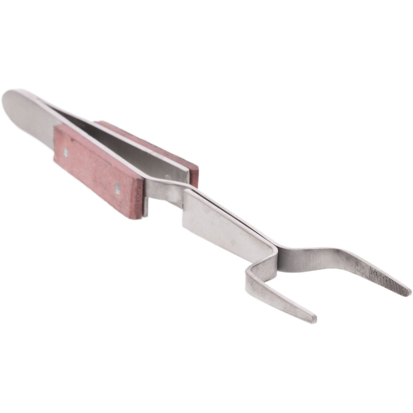 Jeweler's Basics® - Tweezers, Cross Lock Straight With Square Mouth - 6.25"